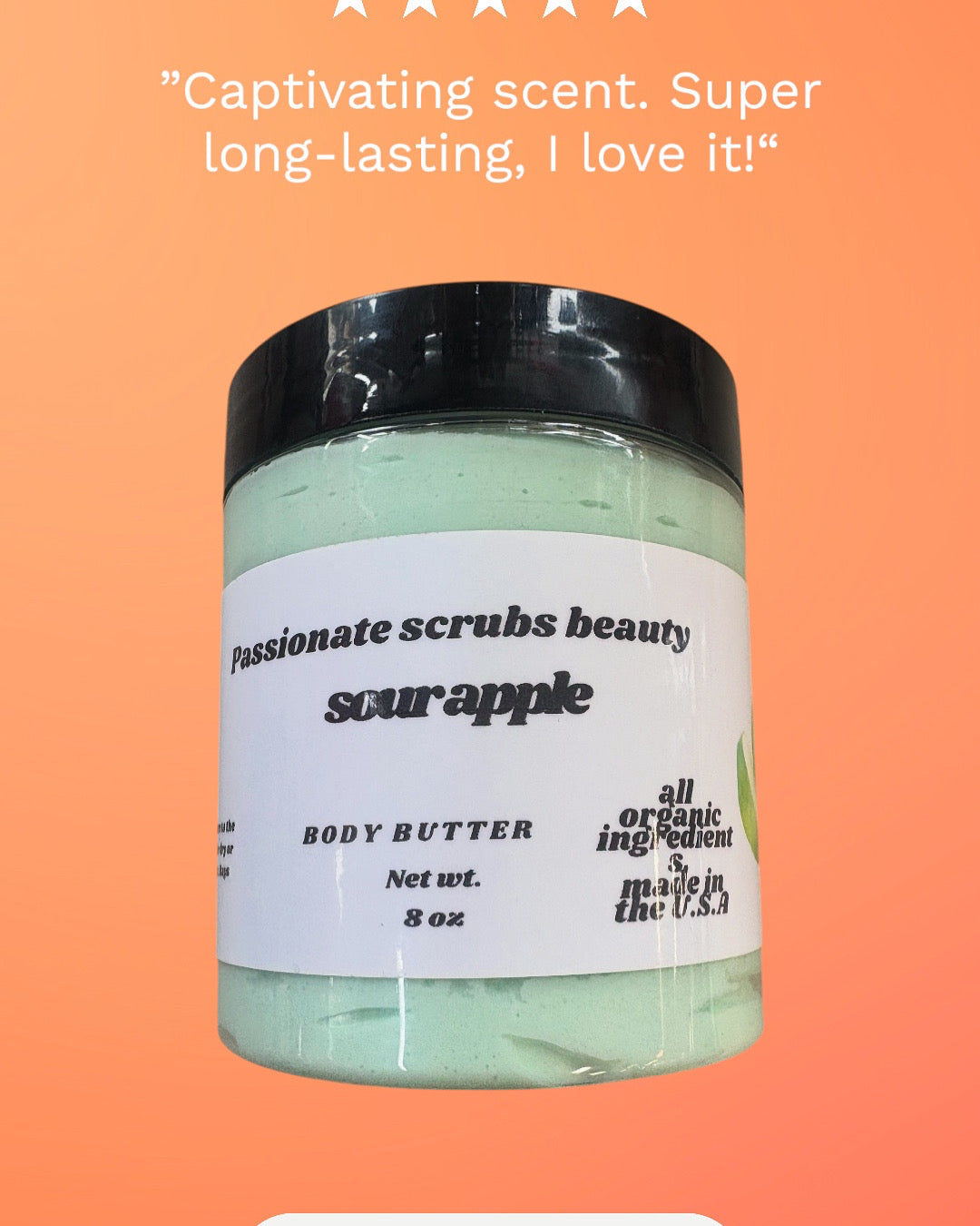 Sour apple body butter